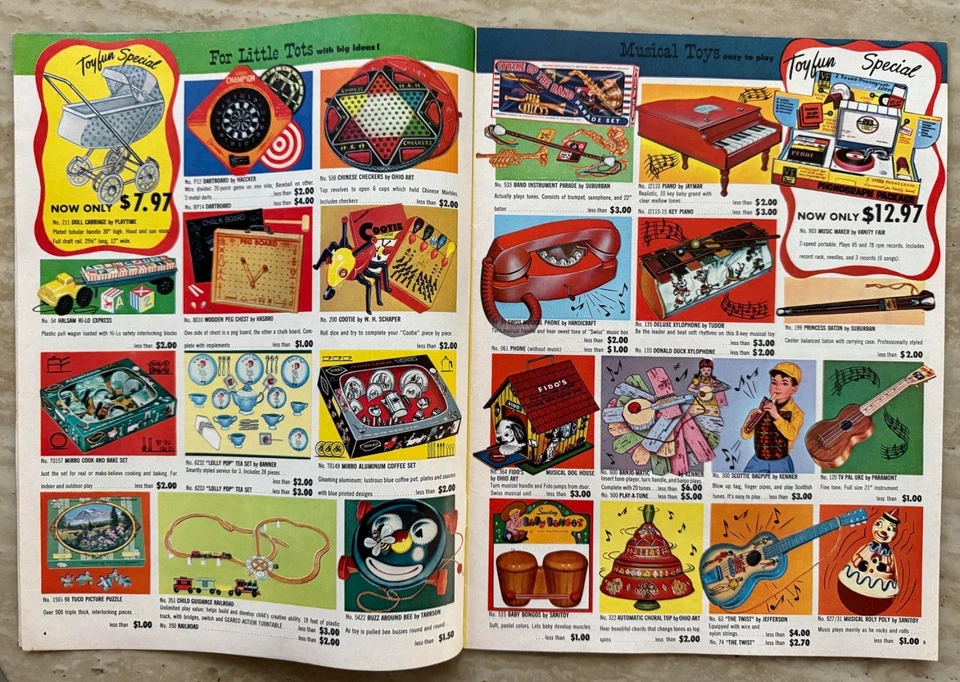 Редкий Рождественский Каталог - Загружен фантастическими винтажными ИГРУШКАМИ - Грузовики, Поезда... - Изображение 4 из 4