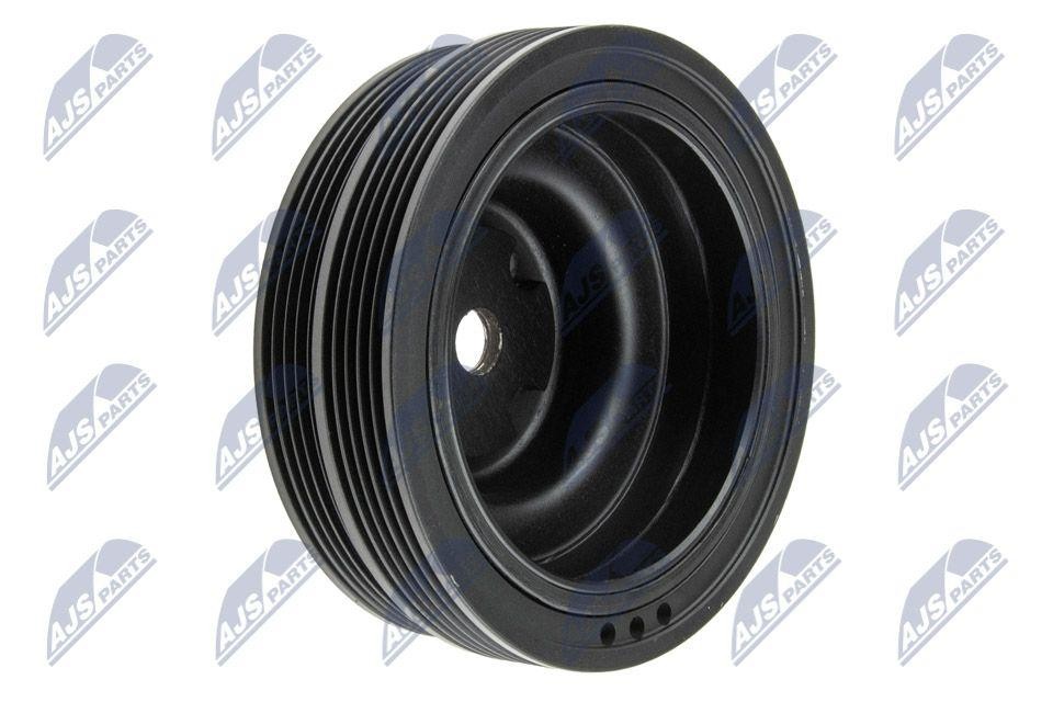 NTY Crankshaft Pulley RKP-MS-020 Double Belt Pulley 5-Rib 141 mm for Mitsubishi