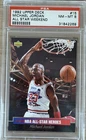 Upper Deck 1992 Michael Jordan All-Star Weekend NBA All-Star Heroes #15 PSA 8