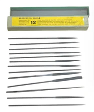 Used Watchmakers Estate BERGEON 30421A Assortment of 13 Escapement Files