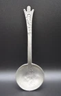 17th - 18th Century English pewter spoon - with makers mark