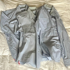 3 Pairs USAF Poly/Cotton Military Shirts Long & Short Sleeved