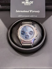 Hublot Elegant Stainless Steel Blue Dial 40mm Automatic Watch 1810.1.054