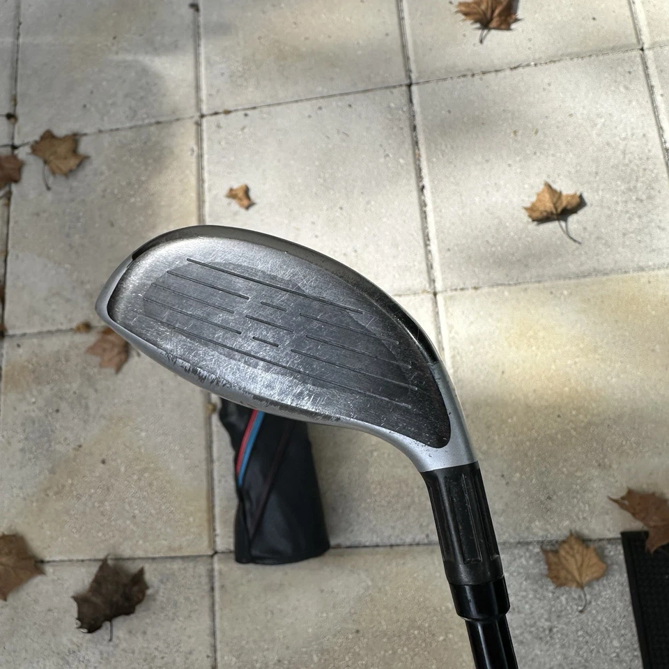 LH TaylorMade M4 3-Madera HL 16.5* Alto Lanzamiento Fujikura ATMOS 5R-Flex Grafito Foto 2 de 4