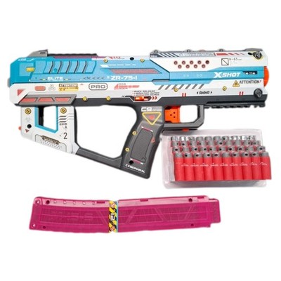 XSHOT Skins Pro Series Fury-X von ZURU mit 40 Air Pocket Technologie Darts und D