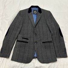 Marc Darcy London 3/Charcoal DX7 Jacket Blazer 34R premium