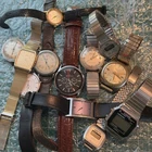 Vintage Watch Lot Seiko Bulova Timex Skagen Parts Repair Untested