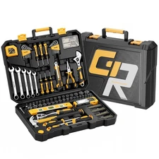 219PCS Tool Set Tool Kit For Home, Car Motorcycle Automotive Basic Dorm Start...
