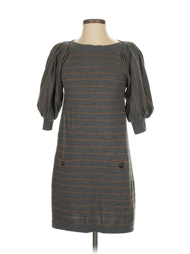 Nanette Lepore Women Gray Casual Dress S