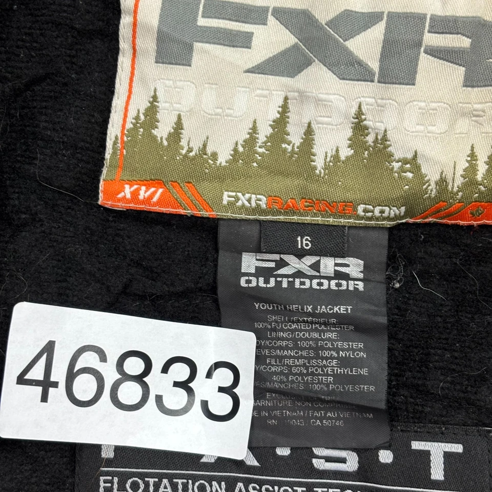 Chaqueta Fox Niños X Grande Marrón Ropa de Trabajo RealTree Lona Camuflaje Caza Forrada Juventud Foto 4 de 4