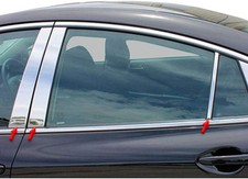 6pc. Luxury Fx Stainless Steel Pillar Post Trim For 2009-2012 Mazda 6 4dr
