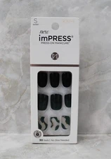 ImPRESS Press On Manicure Desing Short Fake Nails Time Lapse New