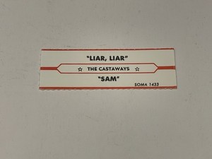 Jukebox Title Strip Castaways Liar Liar Sam