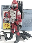 VINTAGE GI JOE ARAH CRIMSON GUARD IMMORTAL V2 1991 COMPLETE WITH CARD HASBRO