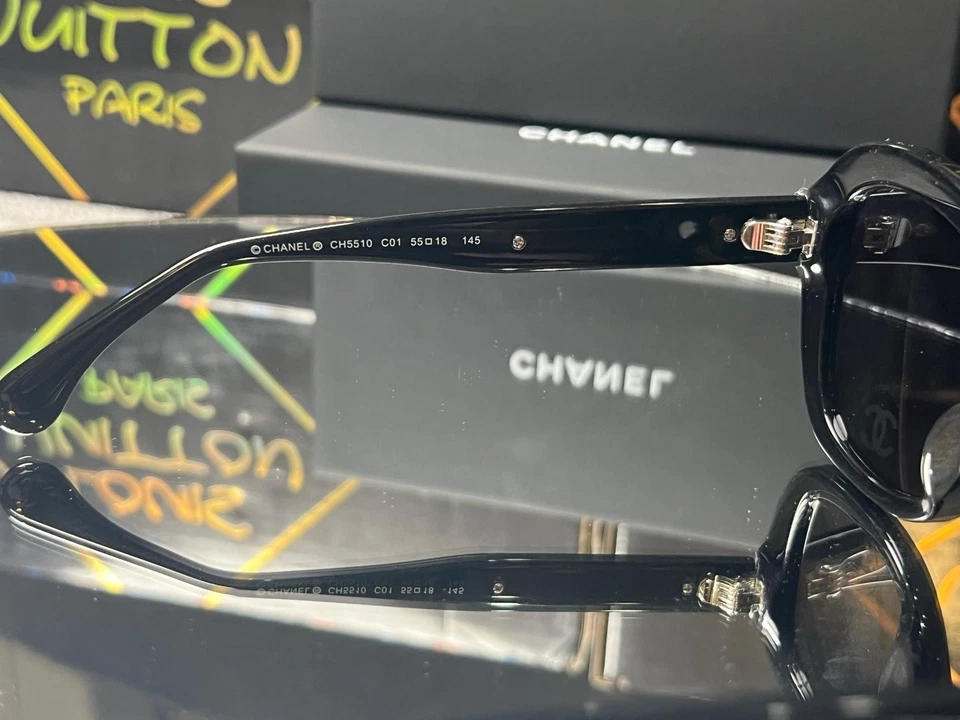 香奈儿 CH5510 C622T8 55-18 蝴蝶太阳镜 — 第 4/4 张图片