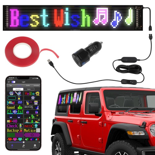 Scrolling LED SignMatrix Panel, Flexible Bright Advertising Programmable LED ...
