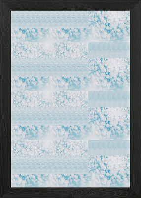 Pixel Wolken Gerahmtes Wandbild Poster Leinwanddruck Bild