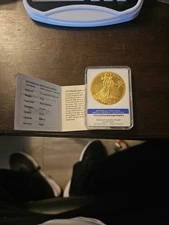 1933 U.S. Gold Double Eagle Replica Coin Layered in 24kt Gold Proof
