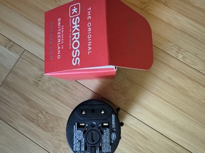 The Original SKROSS World Adapter Classic Black Switzerland Design Travel Plug
