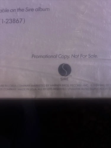 RARE - MADONNA Borderline PROMOTIONAL 12" SINGLE VINYL W/ UNIQUE PICTURE SLEEVE