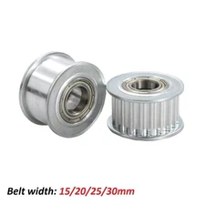 HTD 8M Timing Belt Pulley Idler Pulley 15-30T, Bore 5-25mm, for CNC, 3D Printer