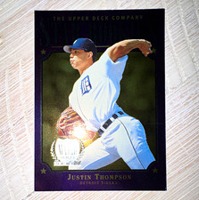 Upper Deck 1997 Justin Thompson Detroit Tigers #224 Rookie MLB Baseball Card. rookie card picture