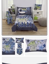 Star Wars Mandlorian 4-Piece Toddler Bed Set