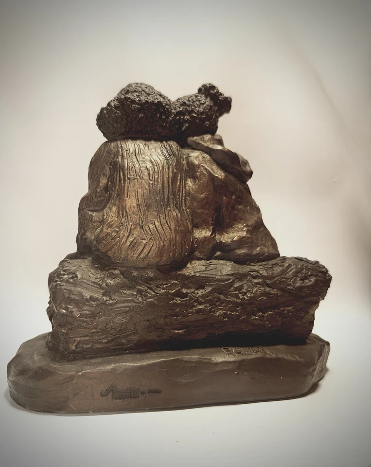 Escultura Austin Ecila afroamericana niños niñas 1996 secretos difíciles de encontrar Foto 4 de 4