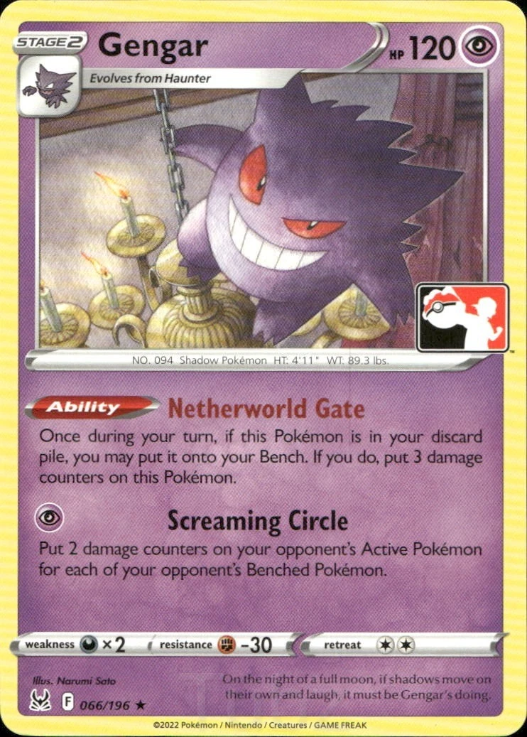 Gengar 066/196 Prize Pack Series Cards for sale | eBay