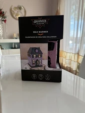 NEW Halloween Haunted House Mansion Wax Warmer Electric plug in purple n black