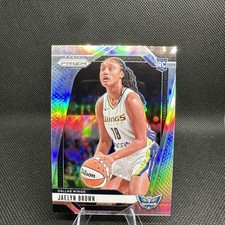 Jaelyn Brown Rookie Card RC 2024 WNBA Prizm Silver Holo Prizm #31 Dallas Wings