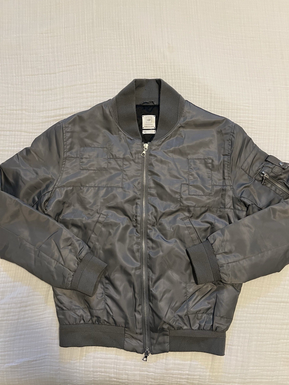 Gap x John Elliott GQ Patchwork Flight Bomber Jac… - image 1