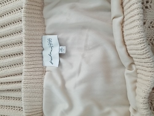 Freshman 1996 Häkelpullover/Rock beige Größe L - Bild 5 von 6