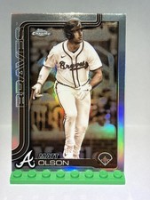 2025 Topps Chrome #193 Matt Olson Sepia Refractor