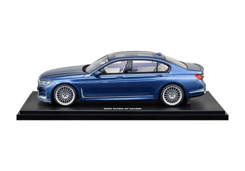 GT Spirit 2022 Alpina Bi-Turbo B7 LCI (G12) Sedan 7 Series Blue Metallic 1:18 - Image 2 of 4