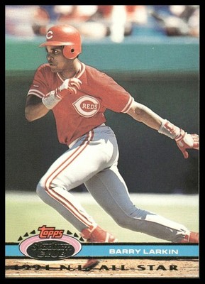 Barry Larkin 1992 Stadium Club Dome #102 Cincinnati Reds