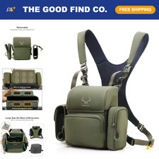Binocular Harness Chest Pack with Rangefinder Pocket - Bino Case for Outdoor Use