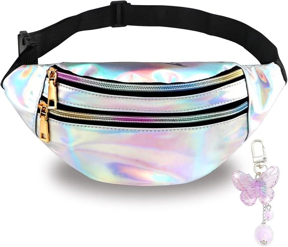 BMHNQ 1 Gürteltasche Kinder Mädchen Bauchtasche Mädchen Bauchtasche Damen Glitzer Ki