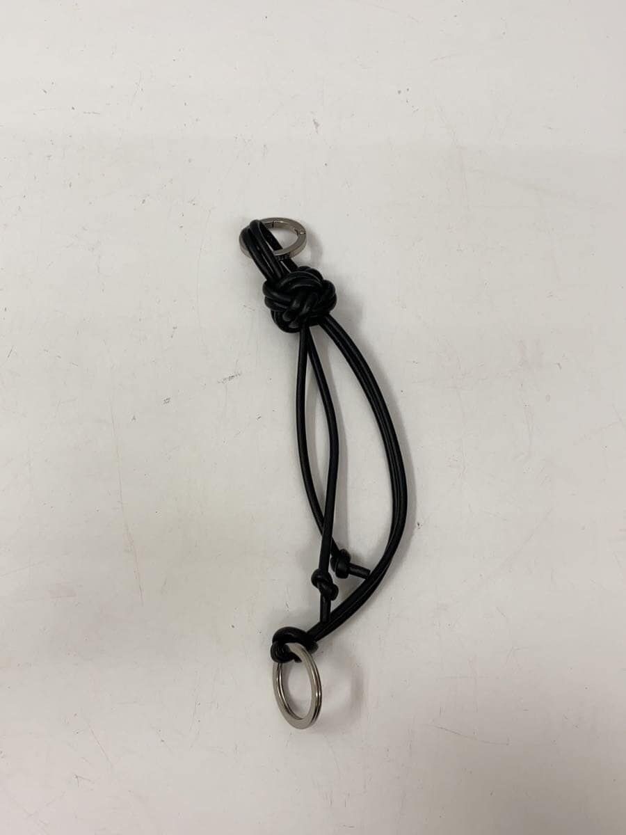 【関税&送料込】Bottega Veneta Keychains Black BOTTEGA VENETA keychain leather Black plain men's Used | eBay