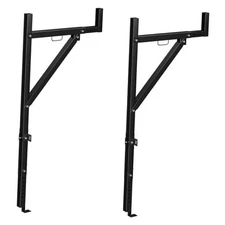 Truck Rack Extendable Truck Ladder Rack, 44.5"-49.5" Adjustable 19-34inch