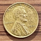 1939-P Lincoln Wheat Cent Monster Woody Error Wood Grain Improper Alloy Mix