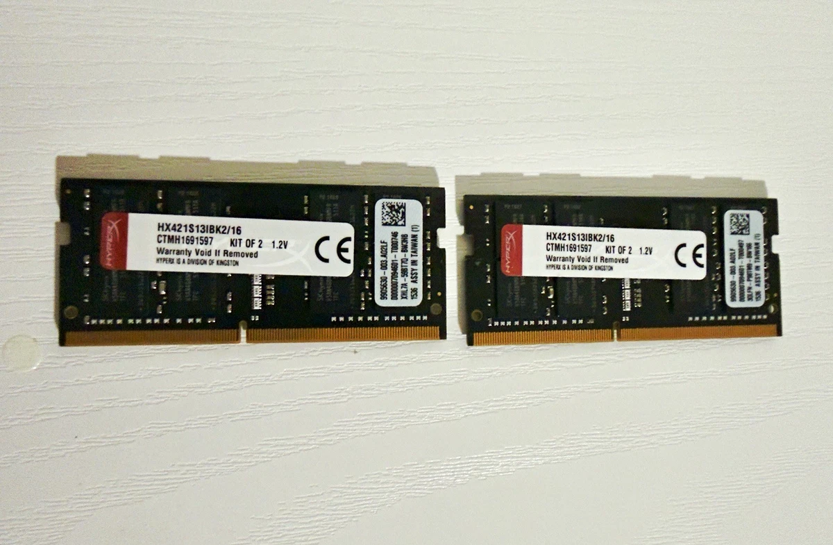 DDR4 SDRAM HyperX 16 GB Capacity per Module Memory (RAM) for sale