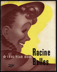 1946-Racine-Belles-Yearbook-13-Autographs-AAGPBL-Champs