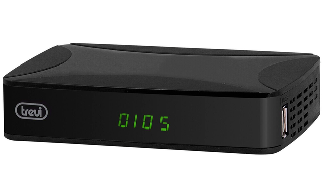 Decoder digitale terrestre dvb-t2 hdmi con usb scart e telecomando per tv TREVI Decoder digitale terrestre dvb-t2 hdmi con usb scart e telecomando per tv TREVI