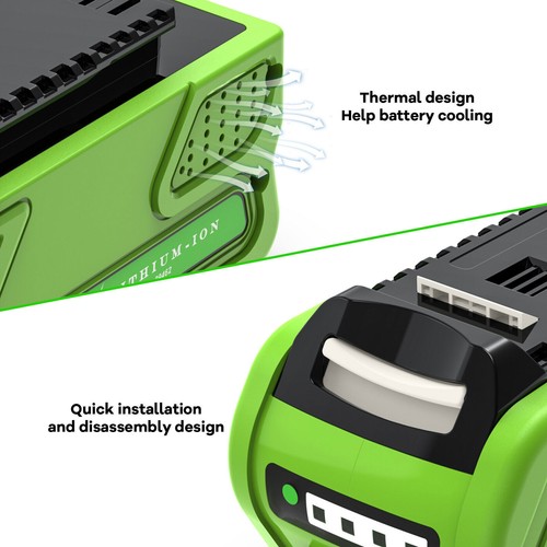 40V 8.0Ah Battery For Greenworks G-MAX 29462 29472 29717 29727 27062 Power Tools - Picture 5 of 15