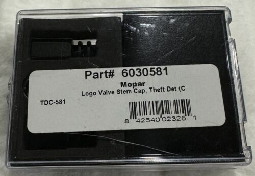 MOPAR Valve Caps; Theft Deterrent, Logo Valve Stem Caps CHROME - Picture 3 of 3