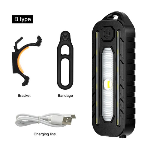 LED Red Blue Shoulder Police Light Clip Flashing Warning Safety Mini Flashlight - Picture 2 of 8