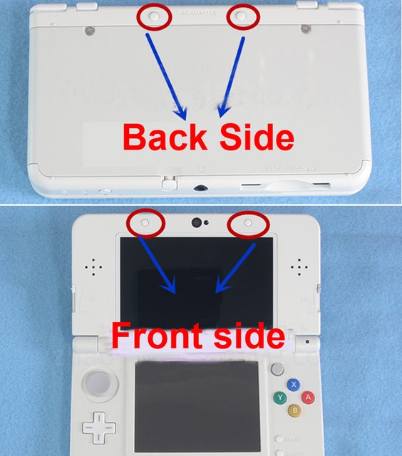 Front And Back Screw Hole Silicon Rubber Cover For Nintendo New 3DS