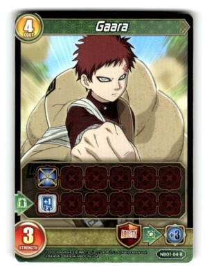 2002 Bandai Boruto Naruto Next Generation Card Game #NB01-04-B Gaara