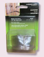 Prime Line M6227 Shower Door Bottom Seal 36 in L X 1/8 in W Vinyl Clear Star